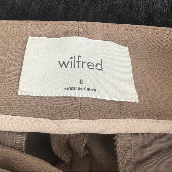 NWT Aritzia Wilfred Tie Front Belted High Rise Trouser Shorts - Picture 5 of 8
